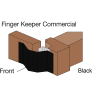 Astro FingerKeeper Front Finger Protection Door Guard 1960mm Black