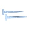 No. 121 Medium Tee Hinge 250mm Zinc Plated (Pair)