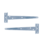 No. 121 Medium Tee Hinge 250mm Zinc Plated (Pair)