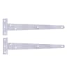 No. 121 Medium Tee Hinge 300mm Zinc Plated (Pair)