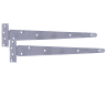 No. 121 Medium Tee Hinge 450mm Zinc Plated (Pair)