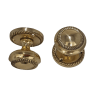 Tiger Georgian Mortice Door Knob Set Antique Bronze