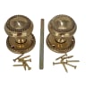 Tiger Georgian Mortice Door Knob Set Antique Bronze