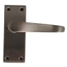 Tiger Victorian Latch Handle Includes Screws Satin Nickel