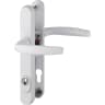 HOPPE Atlanta Quick-fit Handle Set on Narrow Backplate White Aluminium