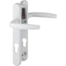 HOPPE Atlanta Handle Set on Narrow Backplate for Profile Doors Aluminium