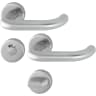 HOPPE Paris Quick-fit SecuSan Handle Set Stainless Steel