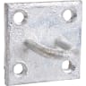 A Perry No.512 Chain Staple on Plate 50 x 50mm Galvanised