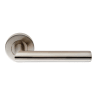 Eurospec Mitred Lever Oval Bar on Sprung Rose Satin Stainless Steel