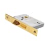 Eurospec Contract Easi-T 3-Lever Sashlock Radius 76mm Electro Brassed