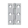 Solid Drawn Brass Hinge Polished Chrome Plated 64 x 35mm