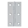 Eclipse Solid Drawn Brass Hinge 76 x 41mm Polished Chrome
