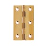 Eclipse Solid Drawn Hinges 76 x 41mm Brass Pack of 2
