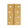 Frisco Solid Drawn Brass Hinge 102 x 61mm