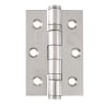 Eclipse Ball Bearing G7 Hinges 76 x 51 x 2mm Polished Steel