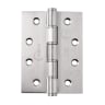Stainless Steel Washered Hinge 76 x 51 x 2mm Electro Brassed