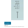 Eurospec Washered Butt Hinge 76mm Satin Stainless Steel