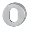 Hoppe Oval Profile Escutcheon 52mm Satin Stainless Steel EX42S