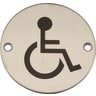 Frisco Disabled Symbol FD60 75mm Satin Stainless Steel