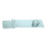 A Perry No.HS617 Safety Hasp and Staple 75mm Zinc Plated