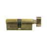 Hi-Sec Anti Snap Bump Euro Cylin & Turn 80mm Brass 40T-10-30