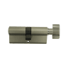 Hi-Sec Anti Snap Bump Euro Cylinder & Turn 90mm Nickel 40T-10-40