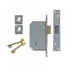 Union 3G110 C-Series 5 Detainer Mortice Deadlock 73mm Satin Chrome