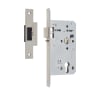 Union HD72 CE DIN Euro Profile Deadlocking Nightlatch Radius for end 60mm Backset Stainless Steel