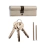 ERA 6-Pin 40/60mm Euro Profile Double Cylinder Lock Satin