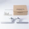 Serozzetta Philadelphia Lever on Rose Satin Chrome