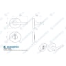 Eurospec Disabled Thumb Turn and Release Satin Stainless Steel