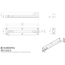 Eurospec Easi-T Architectural Din Latch 60mm Security Satin Stainless Steel