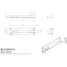 Eurospec Easi-T Rebate Set Deadlock 13mm Stainless Brass