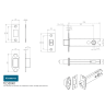 Eurospec Easi-T 5 Lever Sashlock 64mm Satin Stainless Steel