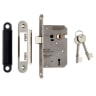 Eurospec Easi-T Contract 3 Lever Sashlock Radius 64mm Nickel Plated