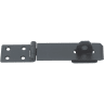 A Perry No.HS617 Safety Hasp and Staple 114mm Black