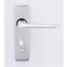 Contract Lever Bathroom Handles 146mm Polished Anodised Aluminium