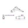 Synergy S150 Satin Stainless Steel EN Power Size 2-4 Door Closer