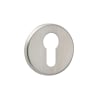 Round Euro Escutcheon Satin Nickel 52mm