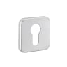 Square Euro Escutcheon Satin Nickel