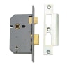 Union 2226 3 Lever Bathroom Mortice Lock 77mm Satin Chrome