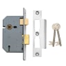 Union 2277 3 Lever Mortice Sash Lock 103mm Satin Chrome