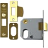 Union 2332 Oval Profile Mortice Nightlatch 77mm Polished Brass
