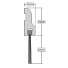 Stormguard Wood Brush Bottom Door Seal 914mm