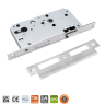 Briton 5420.60.S.SS Euro Profile Cylinder Sashlock - Sqaure Forend Satin Stainless Steel