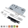 Briton 5710.60.R.SS Euro Profile Cylinder Mortice Deadlock - Radius Forend Satin Stainless Steel