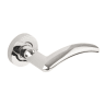 Jigtech Viper Fire Rated Lever on Rose - Polished Chrome