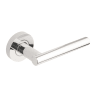 Jigtech Eden Fire Rated Lever on Rose - Polished Chrome