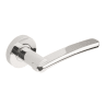 Jigtech Condor Fire Rated Lever on Rose - Polished Chrome