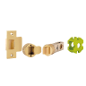 Jigtech Fire Rated CE Smart Latch 45mm Backset - Polished Electro Brass